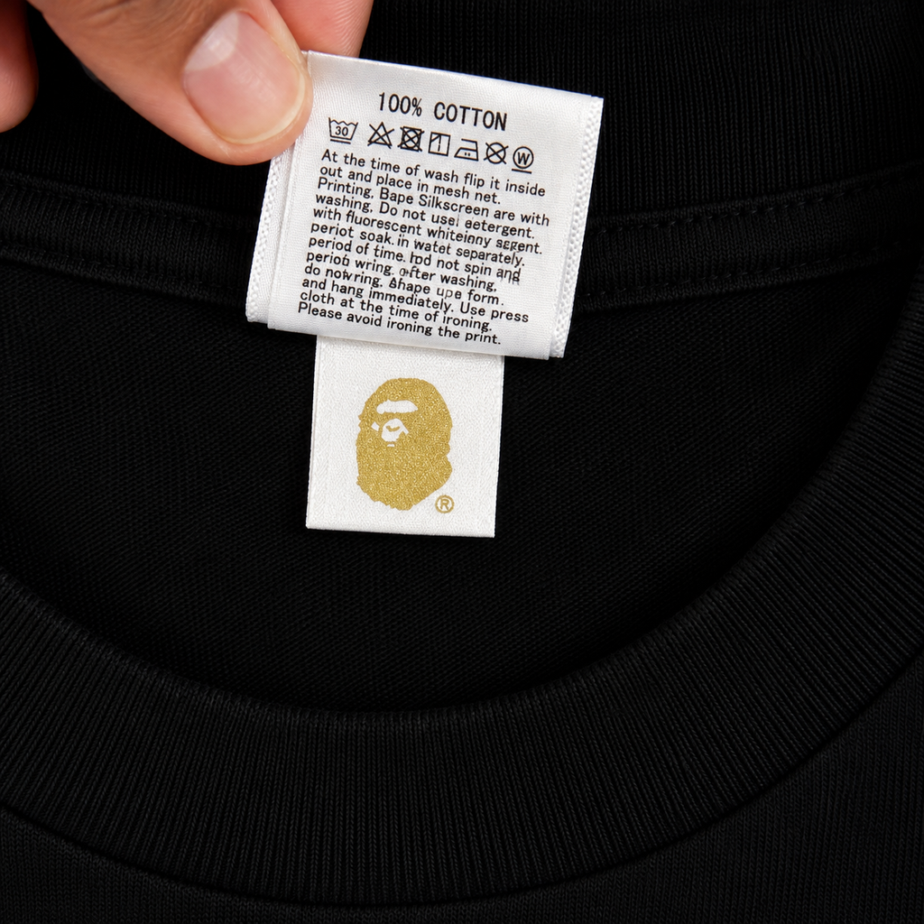 BAPE T-Shirt – Plaid Ape Head