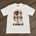 BAPE T-Shirt – Plaid Ape Head