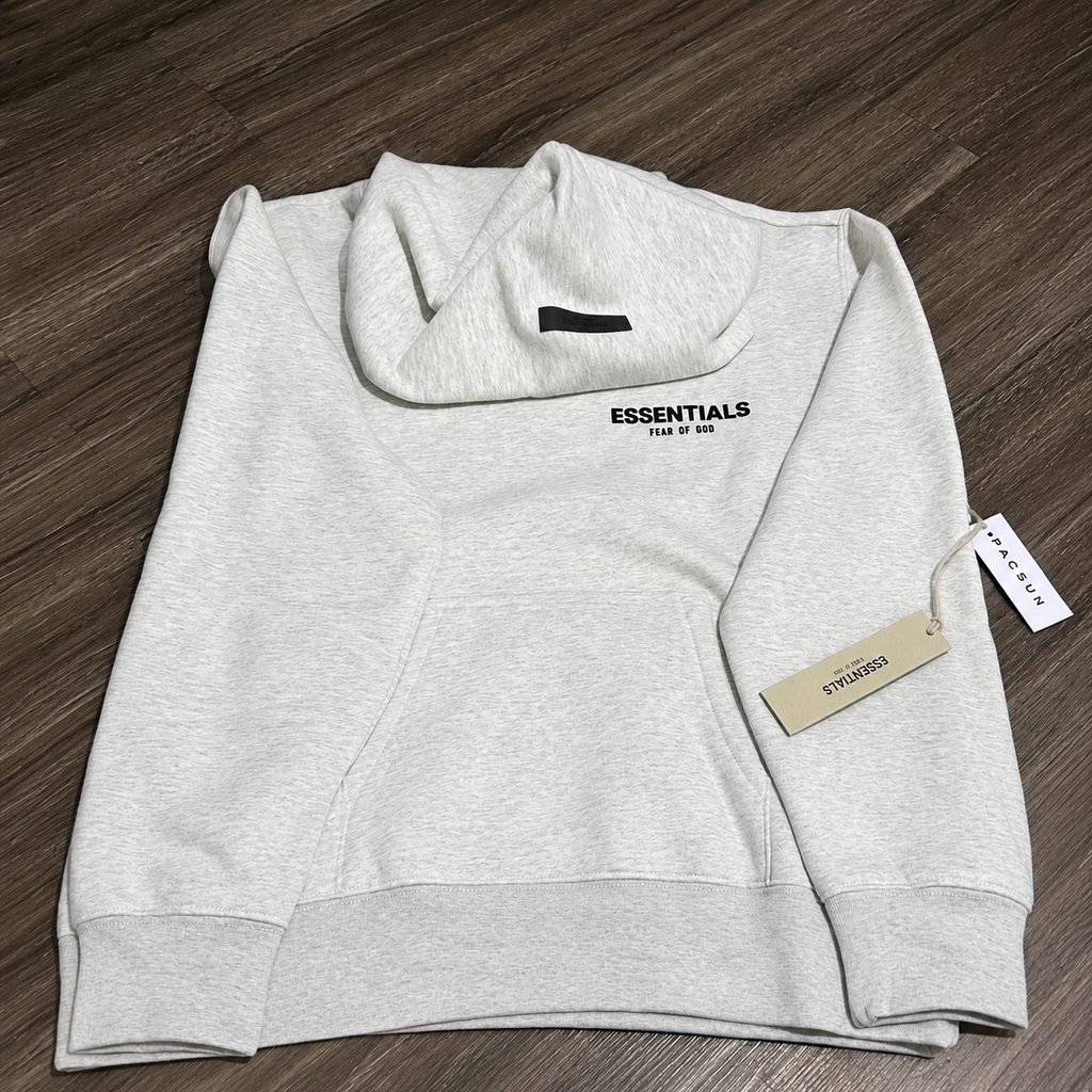 Light Grey Essentials Fear of God Hoodie