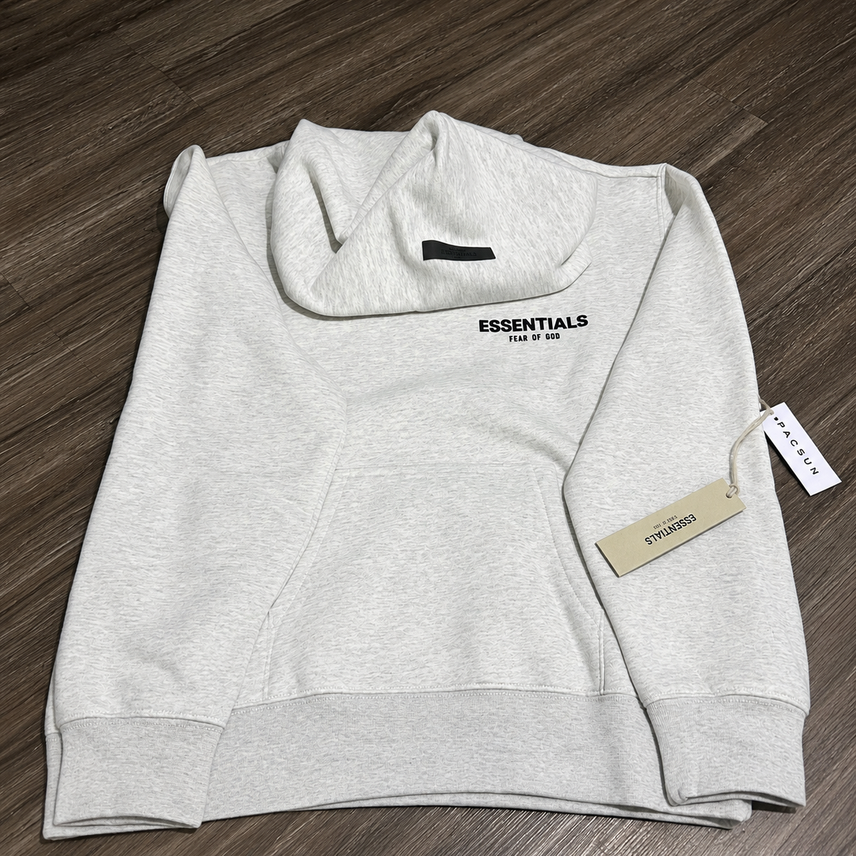 Light Grey Essentials Fear of God Hoodie