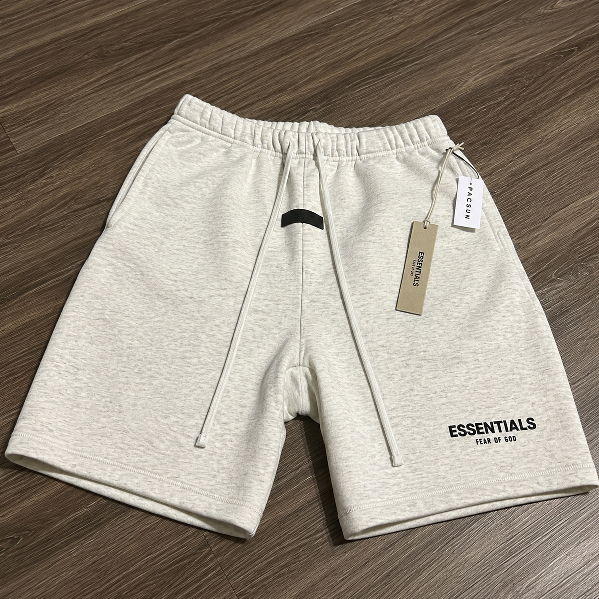 Light Heather Oatmeal Essentials Fear of God Shorts