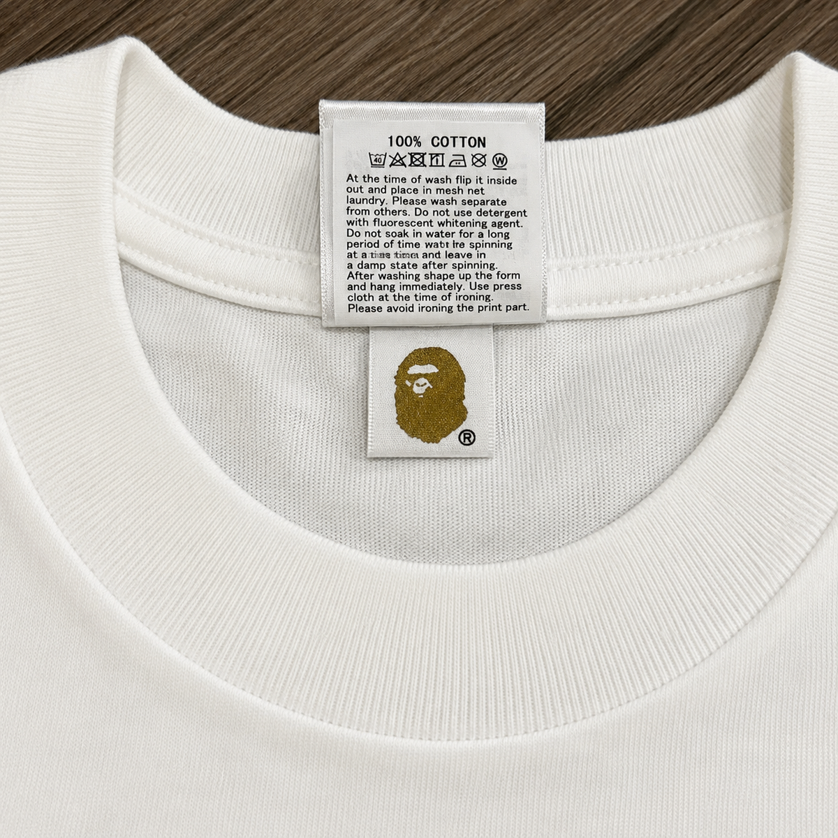 BAPE T-Shirt – Plaid Ape Head