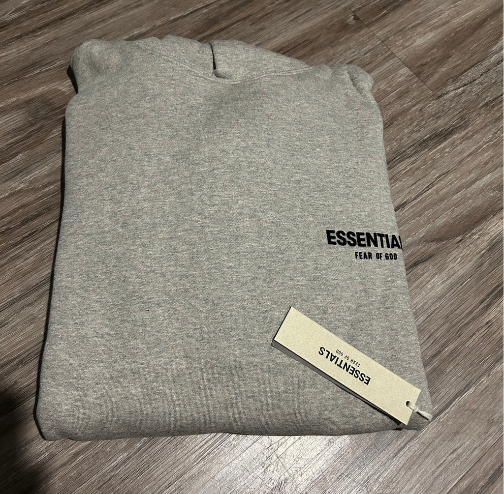 Grey Essentials Fear of God Hoodie