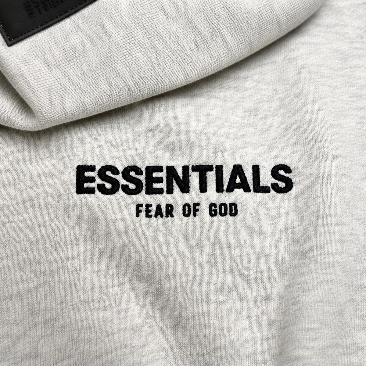 Light Grey Essentials Fear of God Hoodie