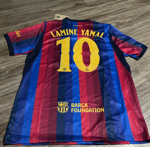 26/27 FC Barcelona Lamine Yamal #10 Home Jersey