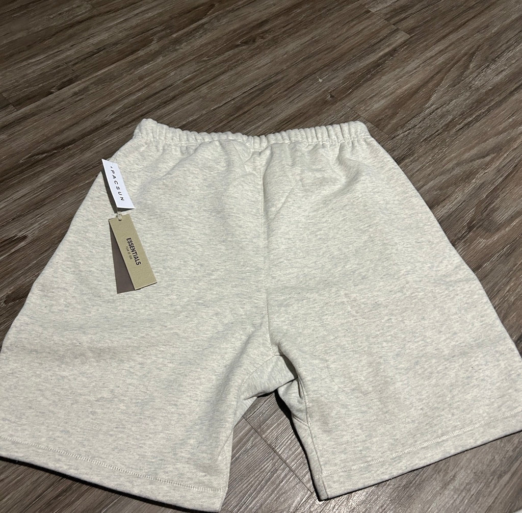 Light Heather Oatmeal Essentials Fear of God Shorts