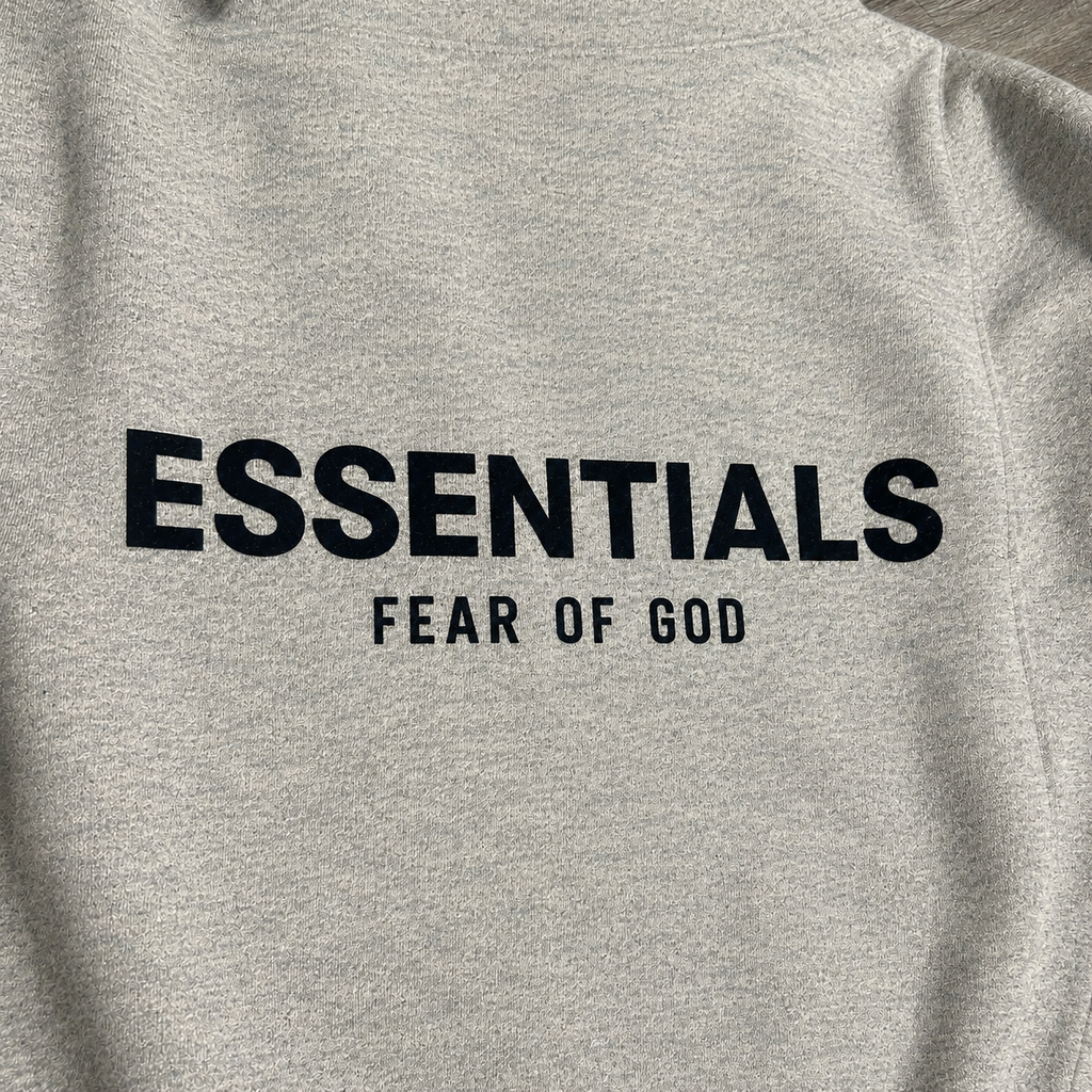 Grey Essentials Fear of God Hoodie