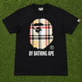BAPE T-Shirt – Plaid Ape Head