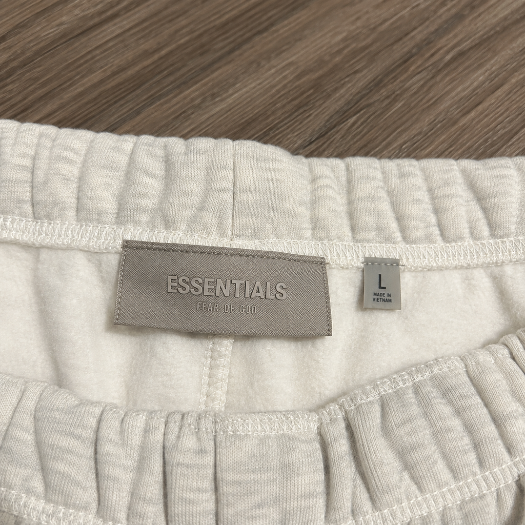 Light Heather Oatmeal Essentials Fear of God Shorts