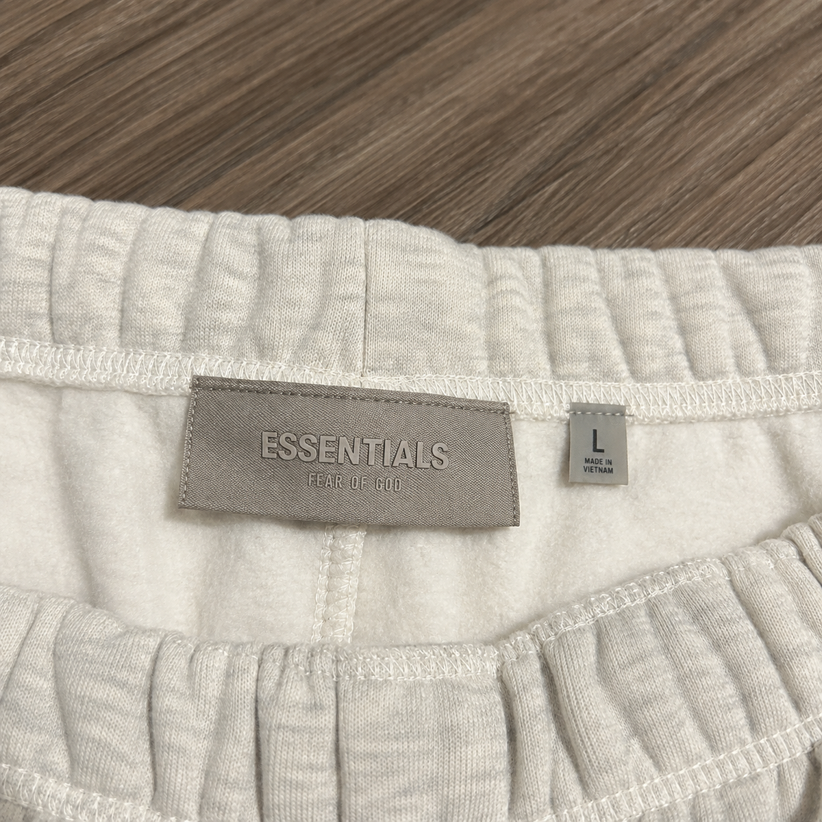 Light Heather Oatmeal Essentials Fear of God Shorts