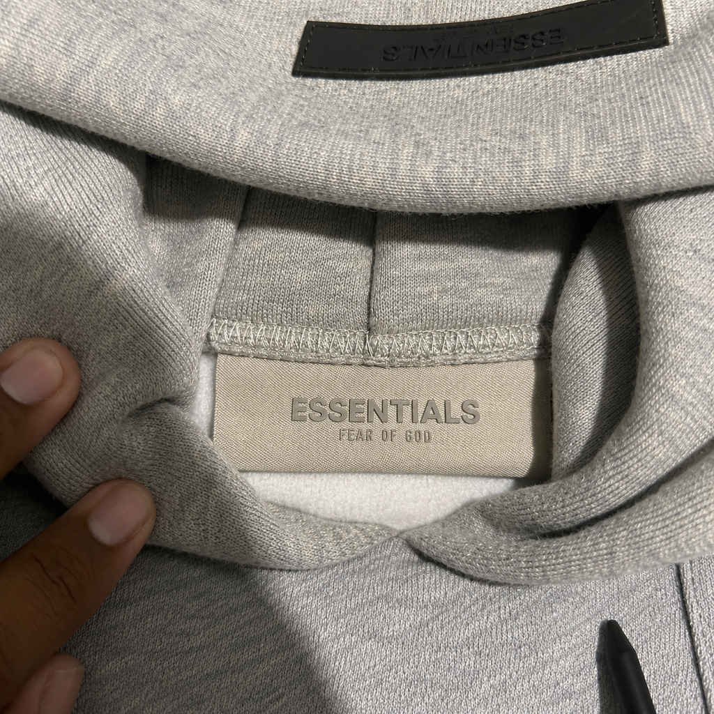 Grey Essentials Fear of God Hoodie
