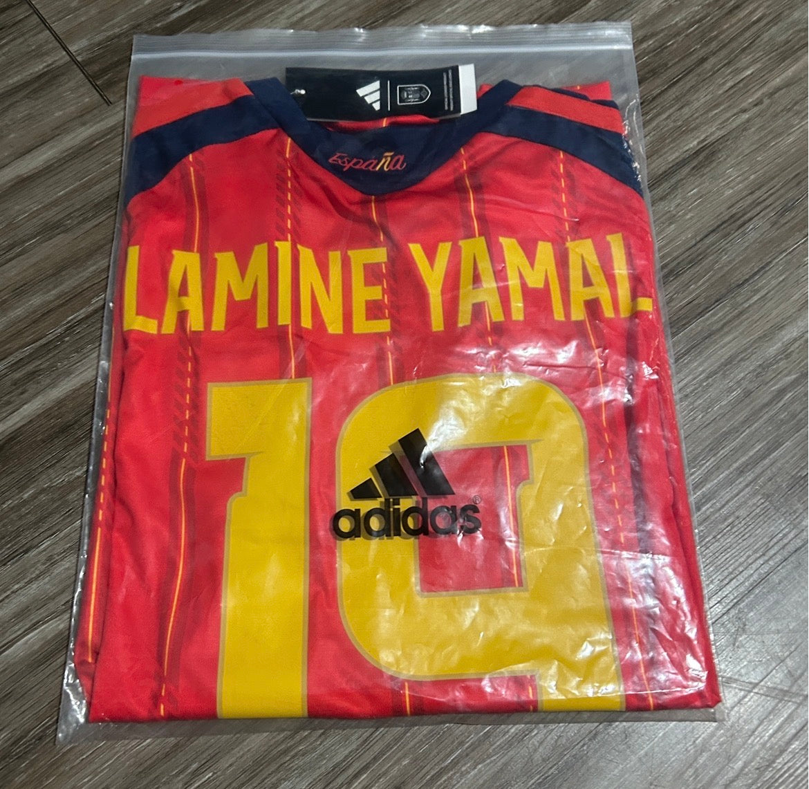 Spain 2 Stars Lamine Yamal #19 Home Jersey