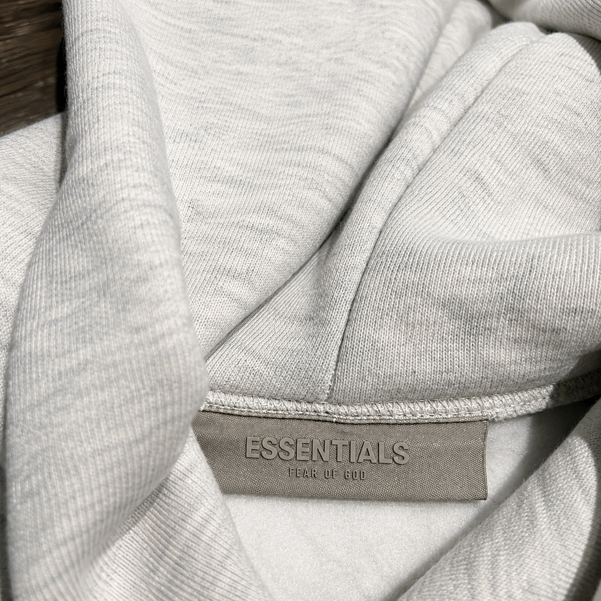 Light Grey Essentials Fear of God Hoodie