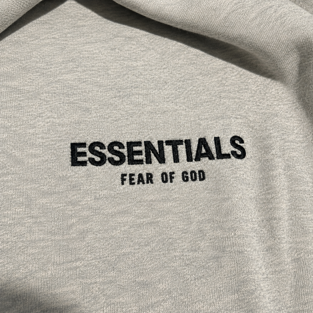 Grey Essentials Fear of God Hoodie