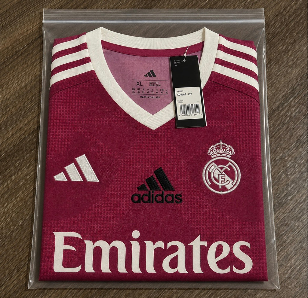 Real Madrid Burgundy Jersey